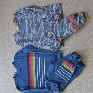 PJ Salvage PJ and Lounge Sets Camo and Stripes